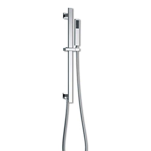 Slide 700mm Shower Rail With Elbow