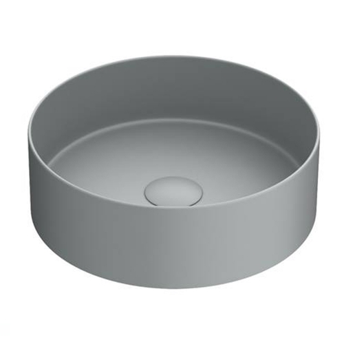 460mm Round Matt Grey Countertop Basin