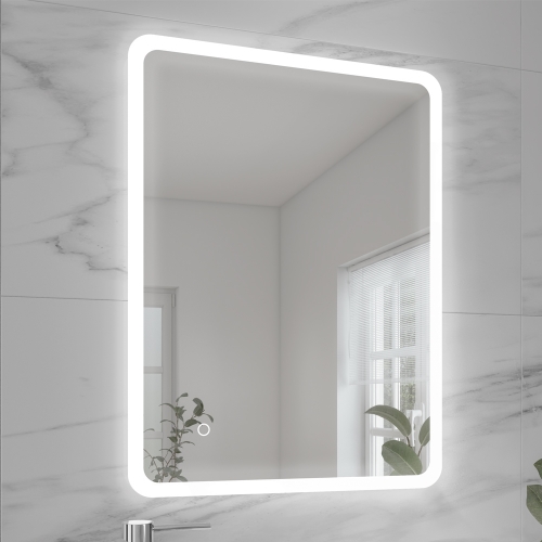 600mm LED Strip Mirror & Touch Switch - By Voda Design