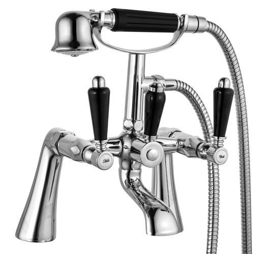 Bath Shower Mixer Kit - Tre Mercati Victoria Nero