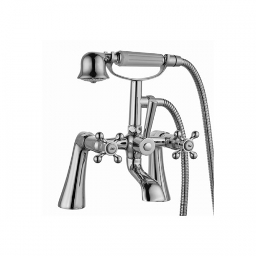 Traditional Chrome Bath Shower Miixer - Tre Mercati Victoria