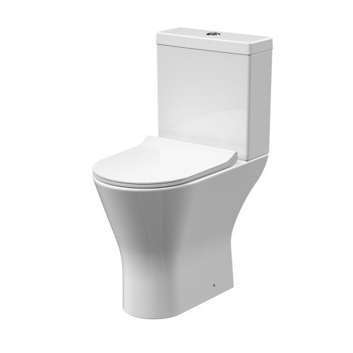 Comfort Height Rimless Pan, Cistern & Soft Close Seat - TOILETSET6