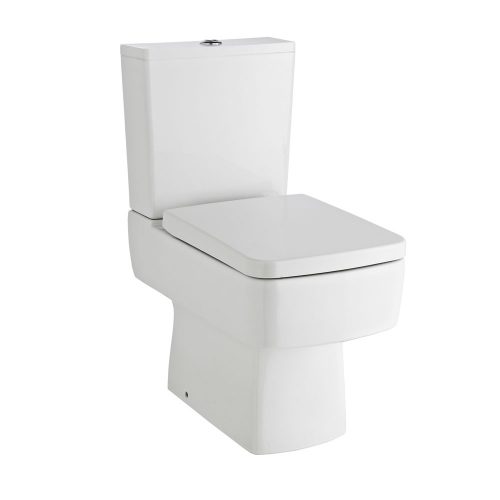 Compact Close Coupled Toilet & Cistern (Seat Sold Separately) - TOILETSET1