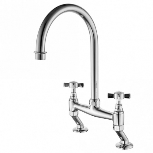 Tre Mercati Florence Chrome Modern Deck Mounted Sink Mixer Tap TMFLORE-1069