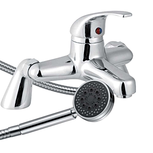 Ribble Bath Shower Mixer with Shower Kit - By Voda Design