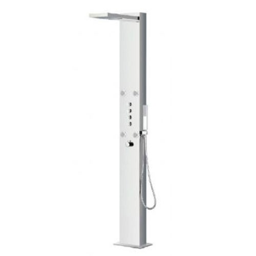 Deluxe Stainless Steel Floor Standing Shower Panel - Sanctuary by Voda Design