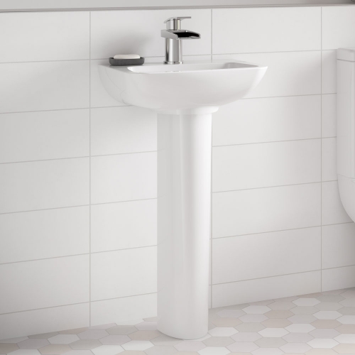 450mm Basin & Pedestal - VBAS014
