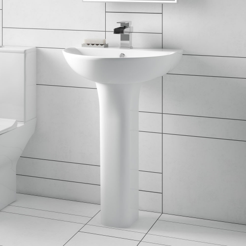 560mm Basin & Pedestal - VBAS019