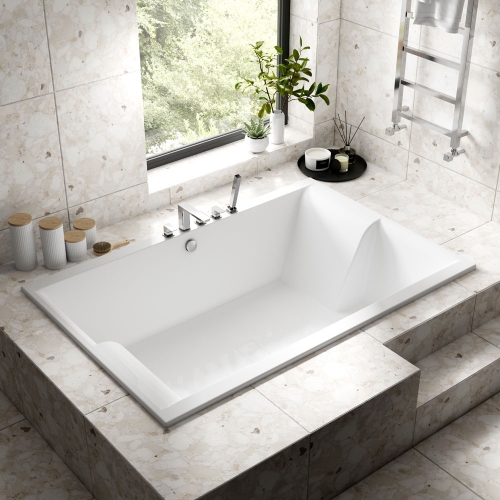 Double Ended Inset Spa Bath - VBATH020