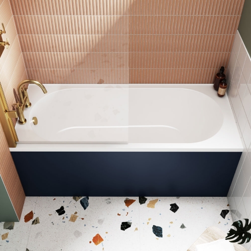 Round Straight Bath  1675 x 700mm - VBATH039