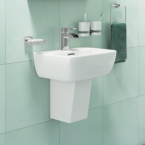 Synergy Venice 420mm Basin & Half Pedestal