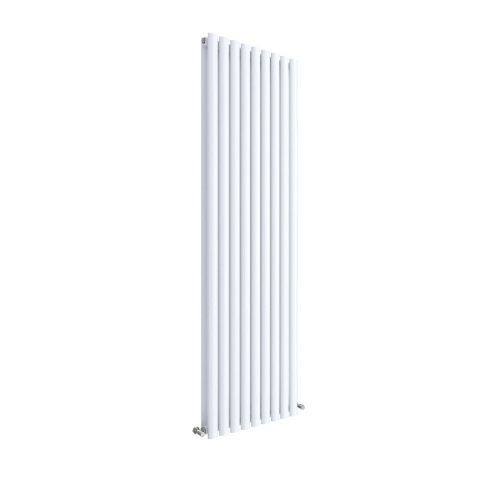 Vertical Double Panel Radiator 1800 x 528 - High Gloss White - VHEA013