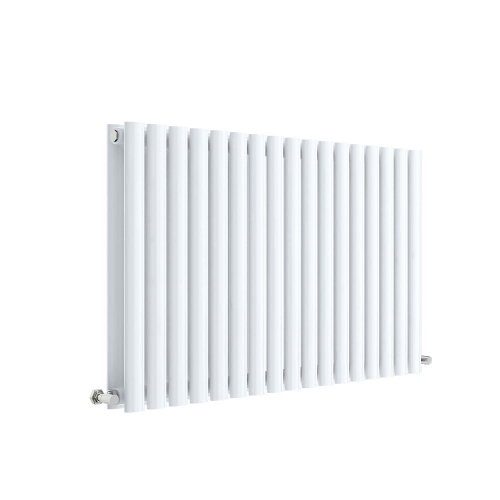 Horizontal Double Panel Radiator 600 x 992 - High Gloss White - VHEA017