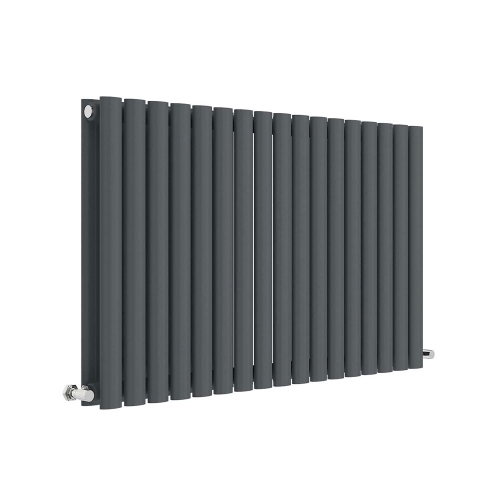 Horizontal Double Panel Radiator 600 x 992 - Anthracite - VHEA023
