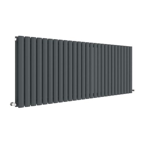 Horizontal Double Panel Radiator 600 x 1572 - Anthracite -  VHEA025
