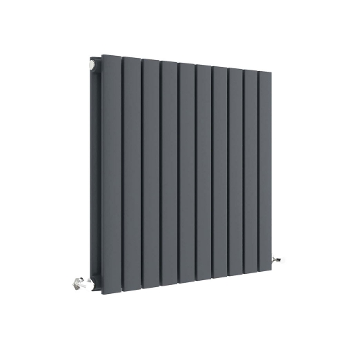 Horizontal Double Panel Radiator 600 x 586 - Anthracite - VHEA028