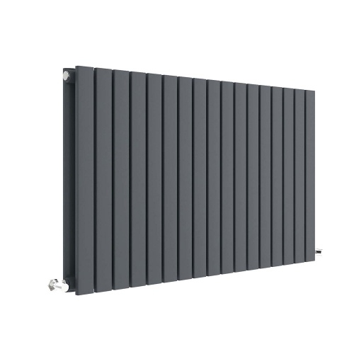 Horizontal Double Panel Radiator 600 x 992 - Anthracite - VHEA029