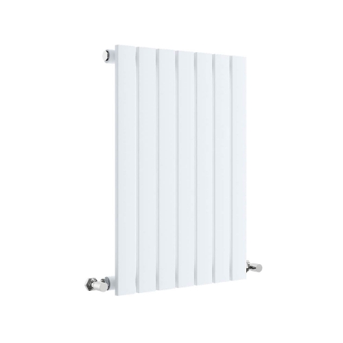 Horizontal Single Panel Radiator 600 x 412 - Satin White - VHEA065