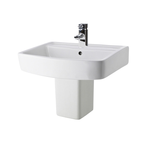 520mm Basin & Semi Pedestal-VSEMI1