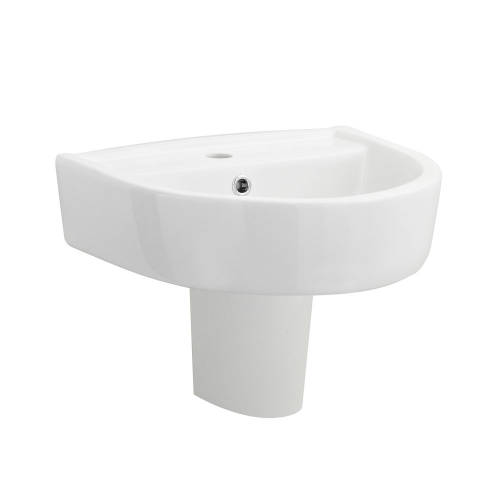 420mm Basin & Semi Pedestal-VSEMI7
