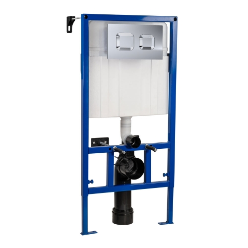 Dual Flush Concealed Cistern Frame with Square Plate-VXTY007S