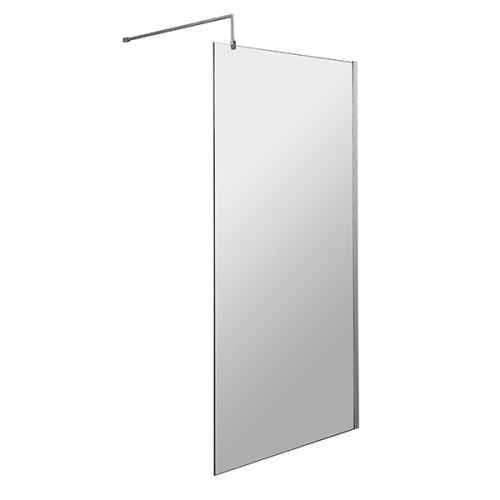 1000mm Wetroom Screen - 8mm Chrome