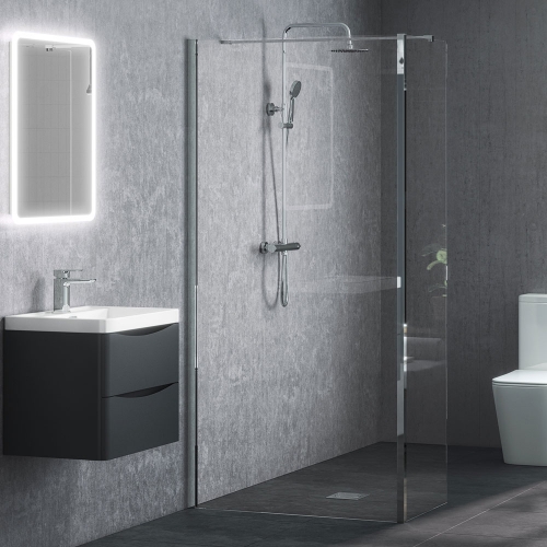 Voda Design  300mm Wetroom Fixed Return Panel