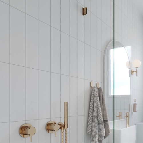 Fibo Urban - 2.4m x 0.6m Wall Panel - Denver White (Stacked Subway) - Pack Of 2