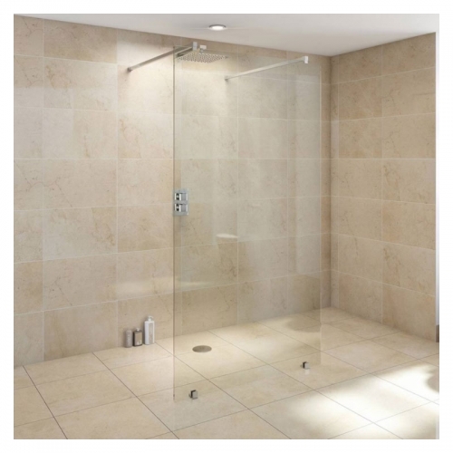 10mm Wetroom Glass Panel (850 x 1950mm)