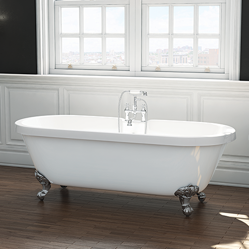 Freestanding Roll Top Traditional Double Ended Bath - Richmond by Voda Design