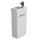 400mm Vanity Unit & Basin White - Alpine 