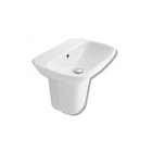 Olympia Clear Basin And Semi Pedestal