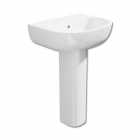 550mm 1 Tap Hole Basin And Pedestal - C10 By Voda Design