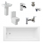 Complete Standard Bathroom Suite - Elite Solo
