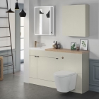 Clay FULL DEPTH Furniture Run Includes Vanity, Basin, Base, WC Unit, Worktop & Plinth (Various Sizes)