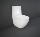 RAK Des Fully Back To Wall Close Coupled Pan, Cistern & Seat