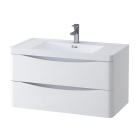 Voda Design Zen 900mm Wall Mounted Vanity Unit with Basin