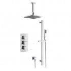 Square Ceiling Mounted Diverter Shower Set