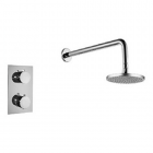 Round Thermostatic Shower Valve with 200mm Head