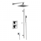 Square Fixed Head Thermostatic Concealed Shower System