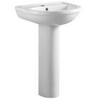 550mm 1 Tap Hole Basin & Pedestal