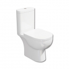 Synergy Tilly Open Back Close Coupled WC Toilet & Soft Close Seat