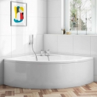 Large 1450mm Modern Corner Bath & Matching Panel