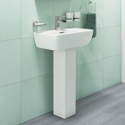 520mm 1 Tap Hole Basin & Pedestal - R10 By Voda Design