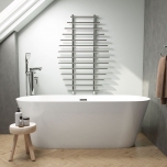 Freestanding Modern Double Ended Bath - Duke by Voda Design.