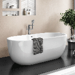 Freestanding Modern Double Ended Bath - Manhattan by Voda Design.