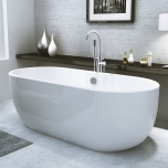Freestanding Modern Double Ended Bath - Manhattan by Voda Design.