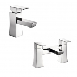 Chrome Mono Basin & Bath Filler Pack - Sloane