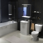 Modern Standard Shower Bath Suite