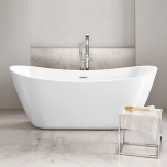 Freestanding Modern Double Ended Bath, 1600, 1700 & 1800 - Rose By Voda Design